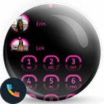 Logo of Theme Dialer Neon Pink android Application 